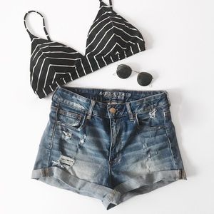 American Eagle Super Stretch Hi-Rise Shortie